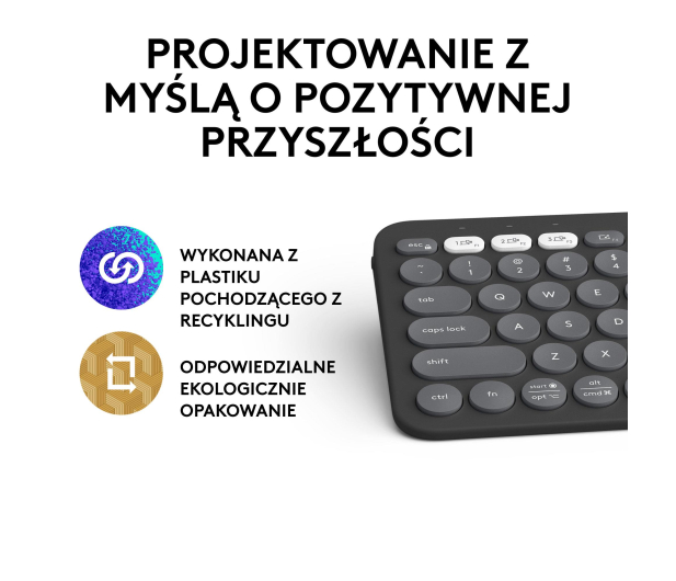 LOGITECH K380s Pebble Keys 2 grafit - 1172750 - zdjęcie 15